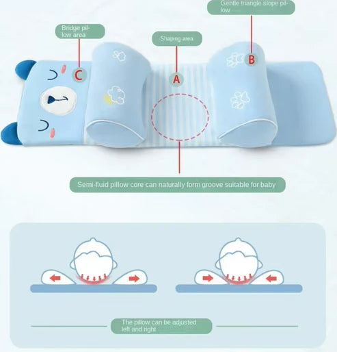 Baby Shaping Head Support Pillow - Assorted Colour