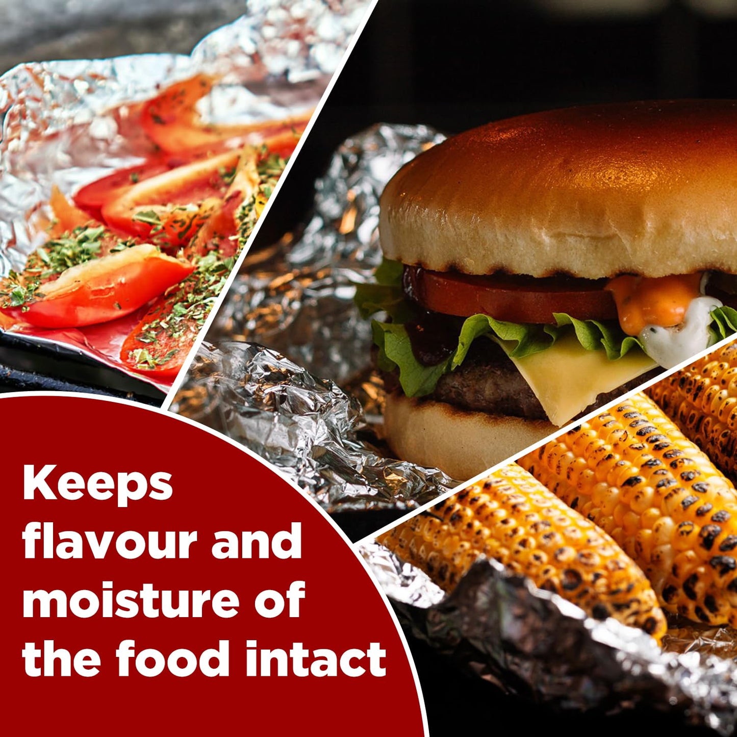 Well Pack Aluminium Foil Upto 72 Meters 14 Microns | Parchment & Wrapping Paper | Perfect for Cooking, Baking, Packing and Serving Foods